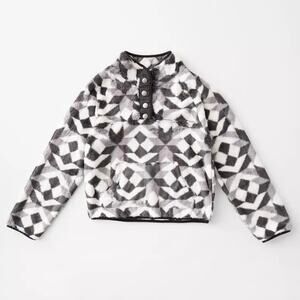 Buckle BKE Wubby Geo Pullover Girls M Chiseled Stone